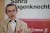 John Lucas Dittrich, BSW-Landeschef in Sachsen-Anhalt, will die Parteistrukturen wachsen sehen.