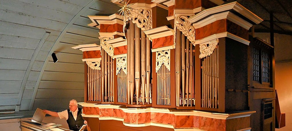 Die Beckendorfer Orgel von 1672 wurde im Jahr 2023 restauriert.