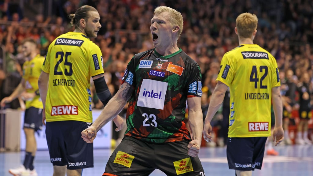 Magnus Saugstrup nutzte gegen die Rhein-Neckar Löwen sieben seiner acht Chancen. Gegen Veszprém benötigt es eine ähnliche gute Abschlussquote, um sich eine gute Ausgangslage für das Rückspiel zu verschaffen.