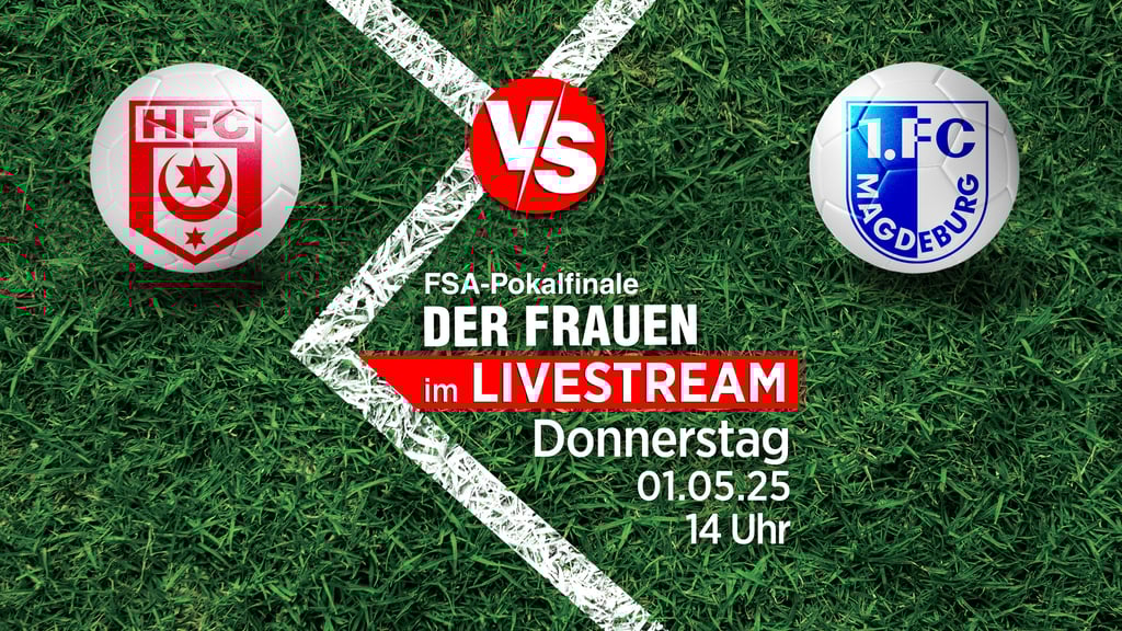 Im FSA-Pokalfinale der Frauen standen sich am 1. Mai der Hallesche FC und der 1. FC Magdeburg gegenüber. Wir haben die Partie kostenlos im Livestream übertragen.