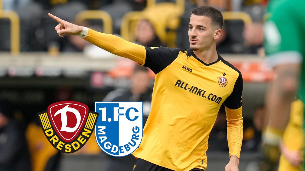 Im Winter ging Andi Hoti per Leihe vom 1. FC Magdeburg zu Dynamo Dresden - wird er dort bleiben?