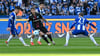 Magdeburgs Marcus Mathisen am Ball im Spiel bei Hertha BSC Berlin.