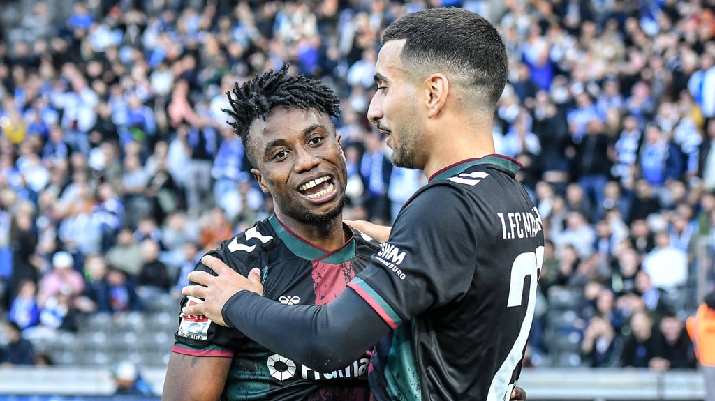 Lubambo Musonda war bei Hertha BSC Berlin überraschend in die Startelf des 1. FC Magdeburg gerückt, überzeugte aber mit einer starken Leistung und seinem ersten Tor.