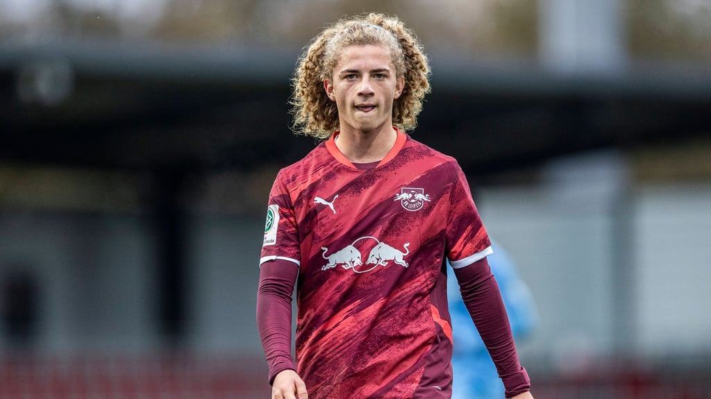 Viggo Gebel erzielte das 1:0 gegen Eintracht Frankfurt.