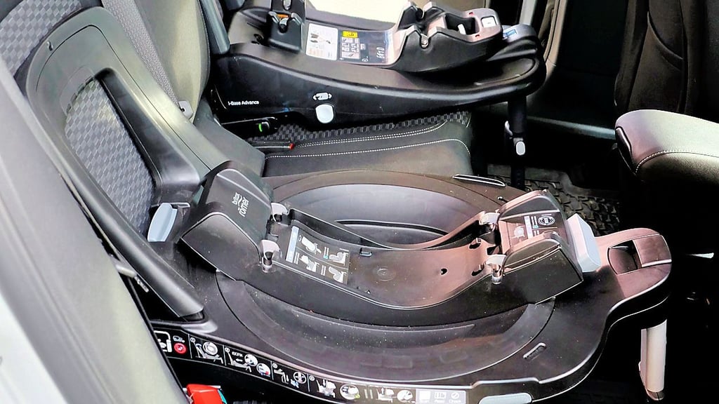 Die Isofix-Halterung ist direkt mit der Karosserie verbunden.