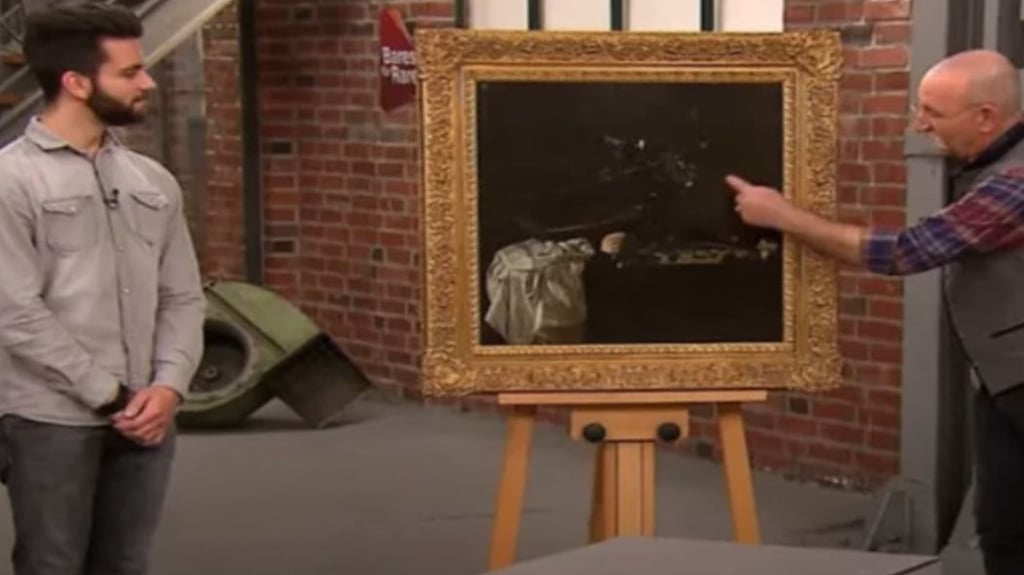 Das Gemälde von Jan Fris steht bei "Bares für Rares" mit Moderator Horst Lichter zum Verkauf.