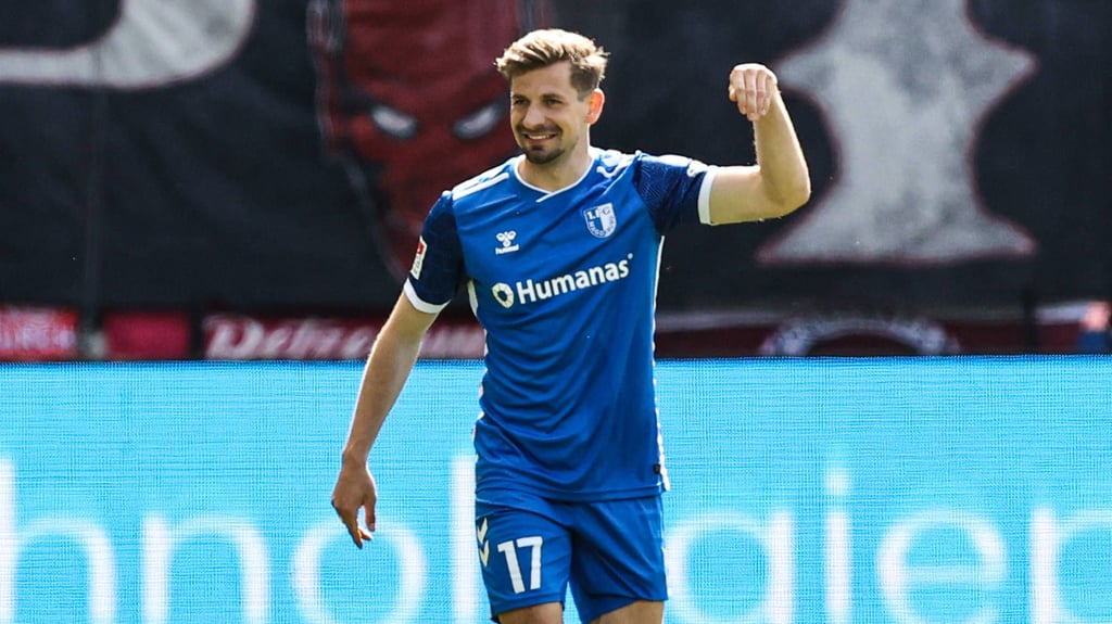 Alexander Nollenberg dreht in der Rückrunde beim 1. FC Magdeburg auf und hat sich einen Stammplatz erarbeitet.