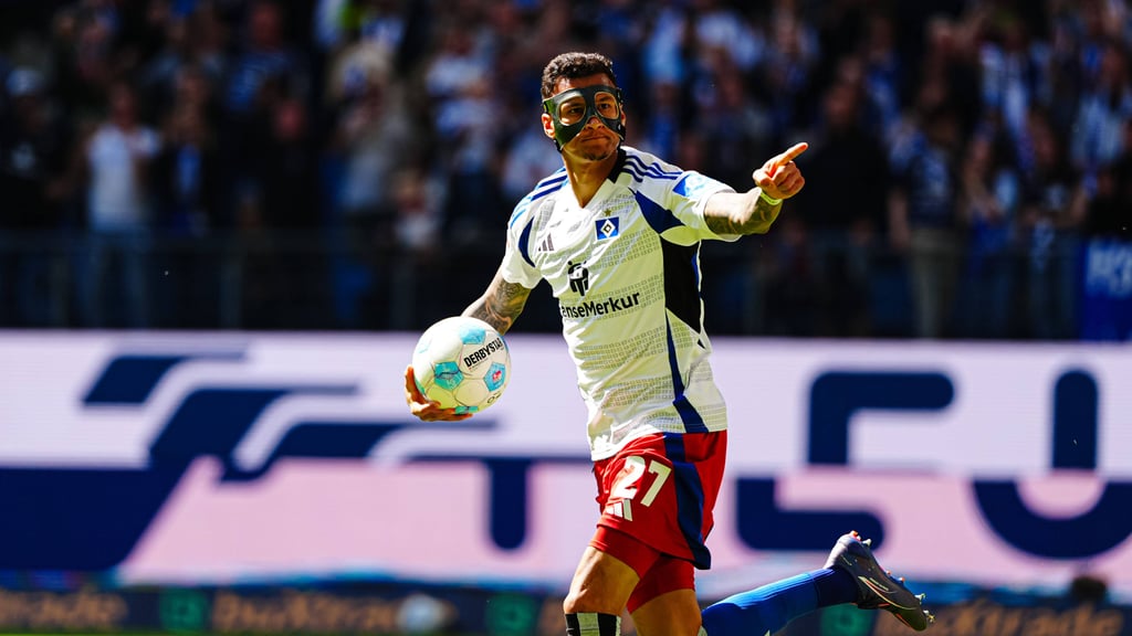 Davie Selke vom HSV hat die besten Chancen auf die Torjägerkanone 2024/25.