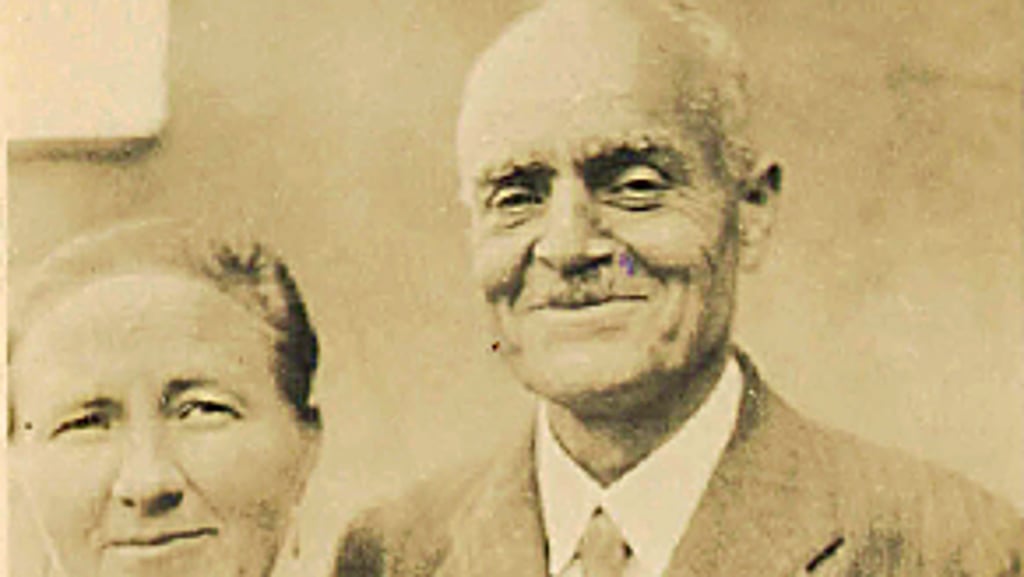 Das Ehepaar Dietrich und Marie Rüter, geborene Puchmüller im Oktober 1934.