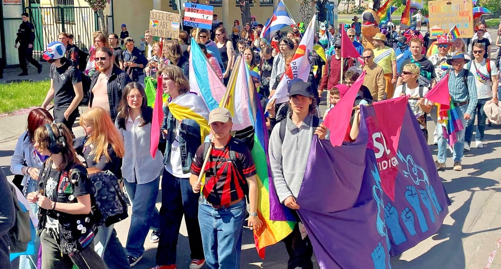 Am Rande des CSD in Schönebeck hat die Polizei mehrere Straftaten registriert. So sollen mindestens zwei Personen den verbotenen Hitlergruß in Richtung der CSD-Teilnehmer gezeigt haben.
