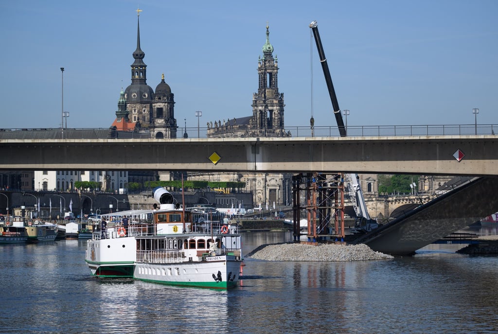 Die traditionelle Dampferparade der Weißen Flotte startet diesmal versetzt. (Archivbild)