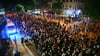 Demozug von „Take back the Night“ im Bezirk Friedrichshain. Laut Polizei war es seit Jahren nicht so ruhig in einer Walpurgisnacht.