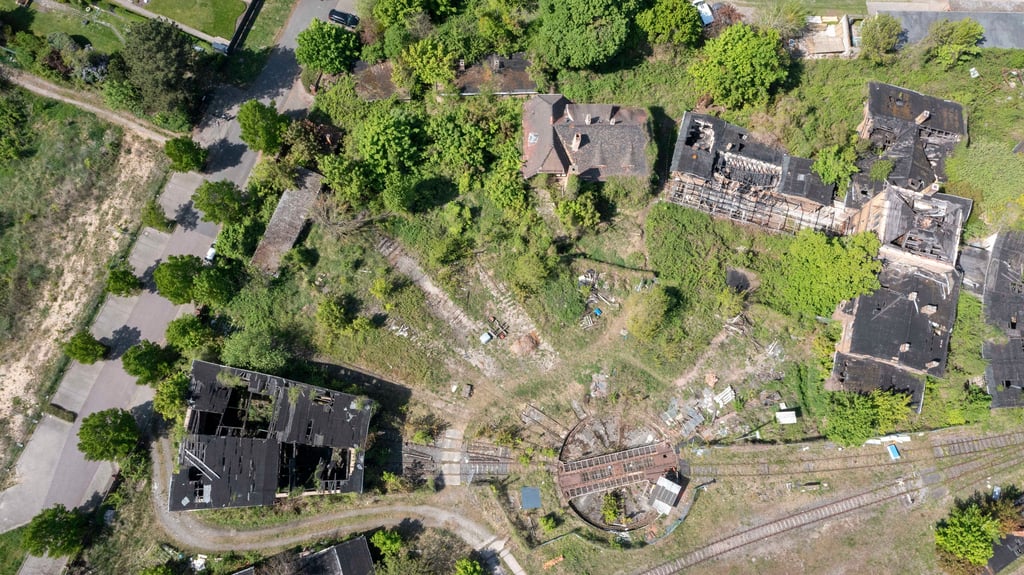 Das ehemalige Bahnbetriebswerk Dessau soll an den Tierpark abgegeben werden und für eine Erweiterung genutzt werden. Nach drei größeren Bränden ist der Schaden groß.