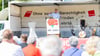 Bei der Kundgebung zum Tag der Arbeit in Lehrte trat Ex-Bundespräsident Christian Wulff auf.