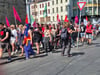 Menschenmassen auf dem Marktplatz