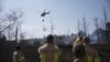 Brandbekämpfung bei Jerusalem.