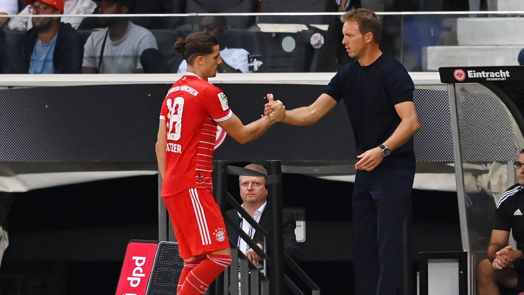 Gingen von RB zu den Bayern: Marcel Sabitzer und Trainer Julian Nagelsmann