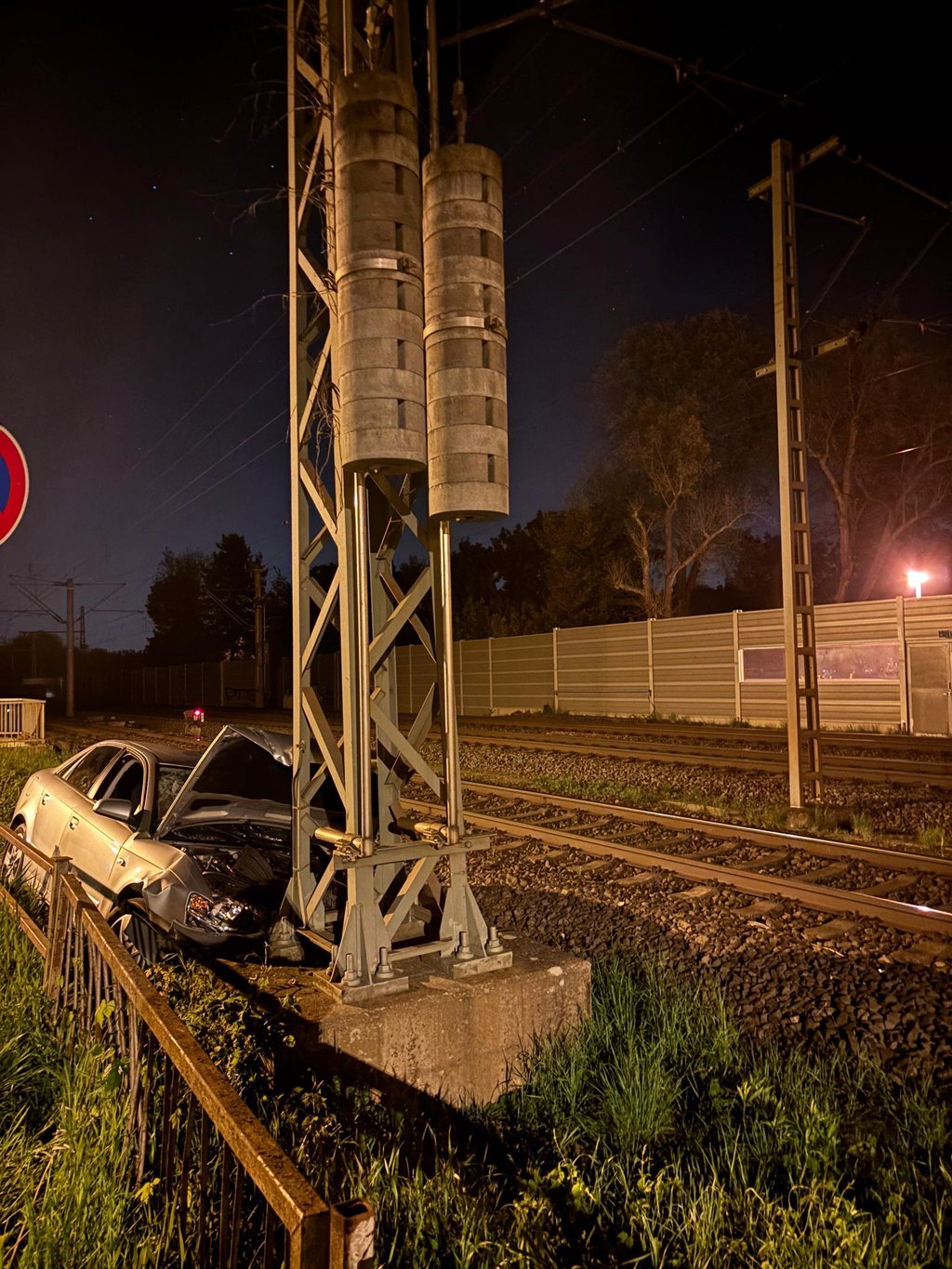 Der Unfall passierte in der Nacht zum 1. Mai. (Handout)