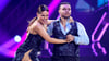 Profitänzerin Christina Hänni ist mit Tanzpartner Osan Yaran bei der Live-Tanzshow "Let's Dance" von RTL zu sehen.