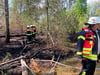 Rund 800 Quadratmeter Wald standen am 2. Mai nahe Reuden in Flammen.