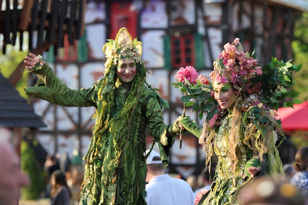 Aber auch dieses Duo ist zu sehen bei der Walpurgisnacht auf dem Hexentanzplatz.