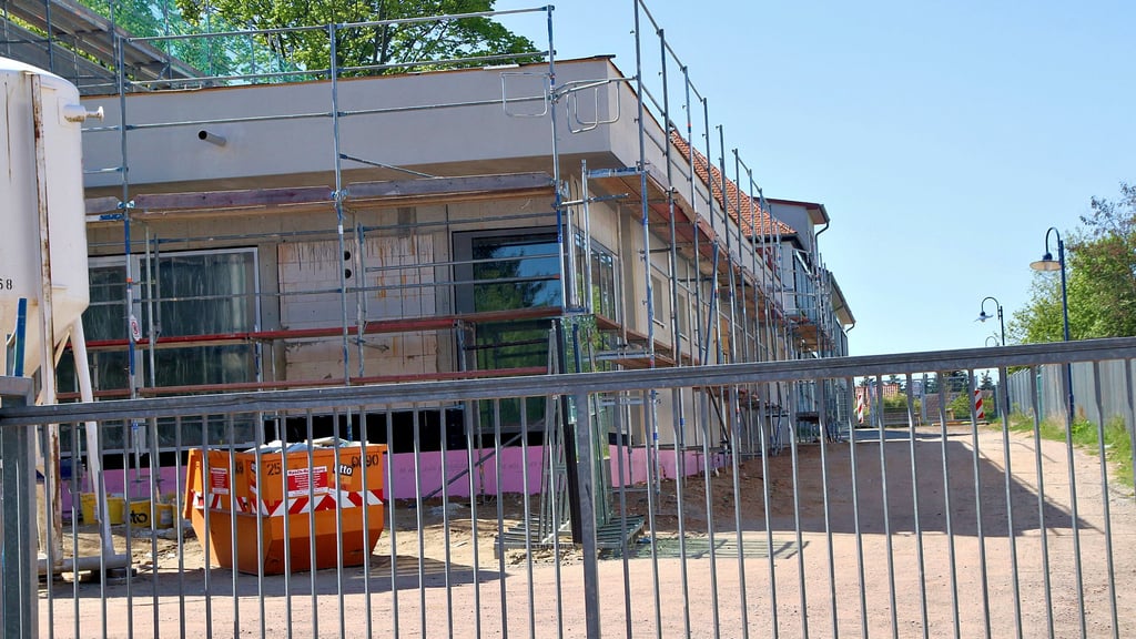 Die Sporthalle in Möser wird noch bis in den Spätsommer hinein saniiert.