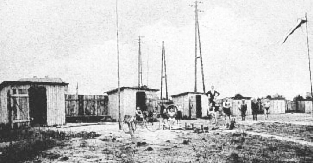 Die Badeanstalt des „Männer-Turn-Vereins 1863“ an Beeses Kolk um 1925.