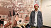 „Solch ein Gewimmel will ich sehen“: Comic-Künstler Simon Schwartz vor seinem „Faust“-Wandbild