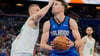 Franz Wagner (r.) war mit Orlando in den Playoffs an Titelverteidiger Boston gescheitert.