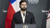 Chiles Präsident Gabriel Boric rief die Menschen auf, Küstengebiete in der betroffenen Region zu verlassen. (Archivbild)