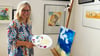Sylvia Kapst hat sich in Meisdorf ein Atelier eingerichtet. 