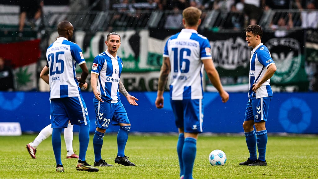 Der 1. FC Magdeburg verliert 0:5 gegen Preußen Münster: Der Frust beim Team ist groß.