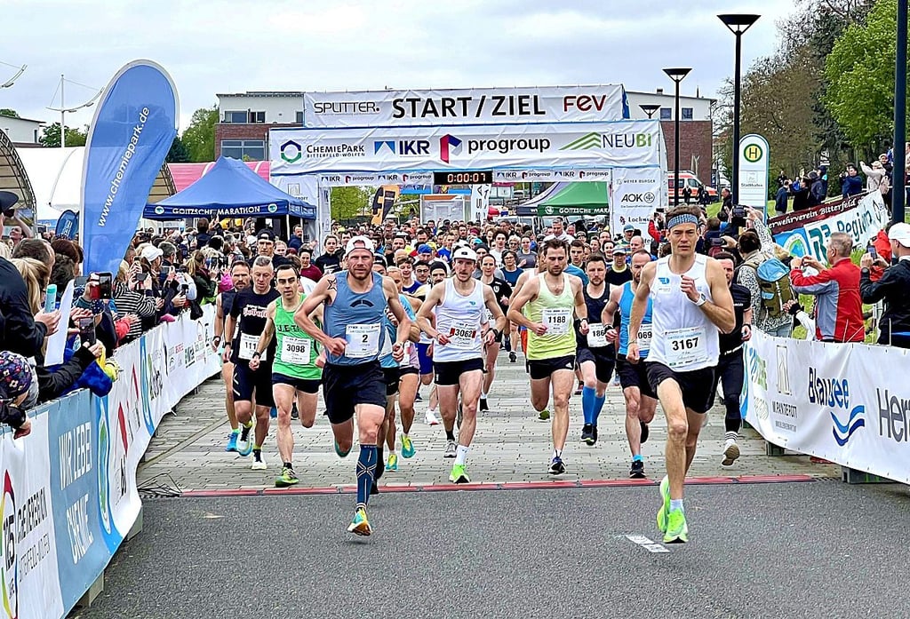 Der Goitzsche-Marathon in Bitterfeld startet am Sonntag.