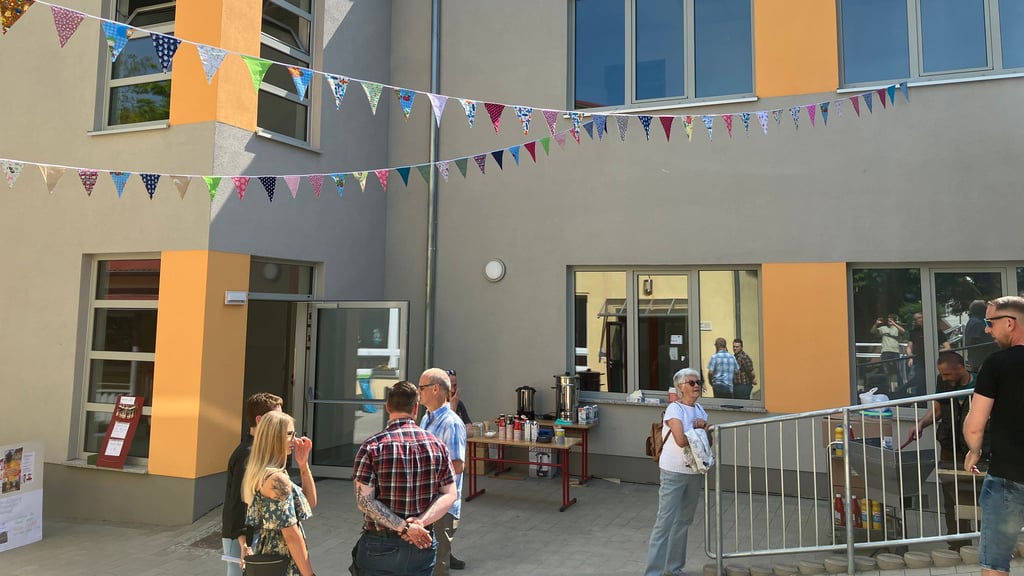 Der Verbindungsbau an der Großkorbethaer Grundschule ist jetzt fertig.