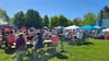 Kaum hat die Veranstaltung begonnen, füllen sich die Plätze rasant: Das Fest wird wie immer prima angenommen.