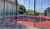 Der Bolzplatz in Osterfeld steht vor Fertigstellung.