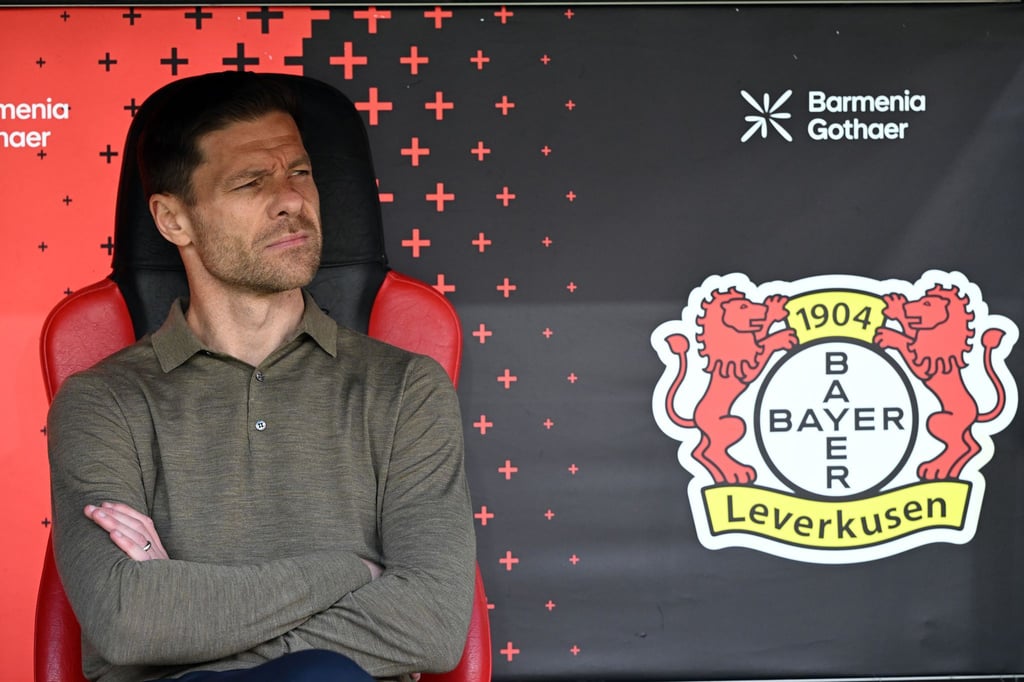 Weiter bei Bayer? Trainer Xabi Alonso gibt zu dem Thema nichts preis.