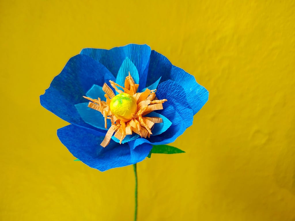 Blumen aus Krepppapier basteln - eine nachhaltige Idee und ideal für Allergiker.