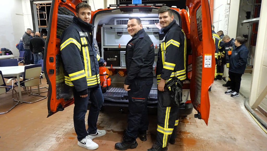 Auch der Feuerwehrnachwuchs von Ermlitz bereitet sich für künftige Einsätdze in Schkeuditz vor.