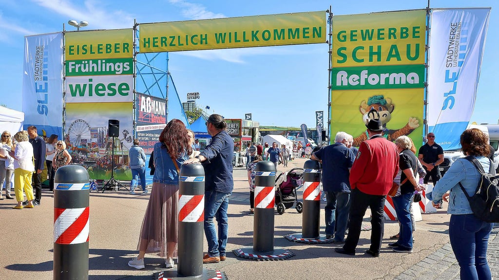 Noch bis Sonntagabend lädt die Eisleber Frühlingswiese mit der Gewerbeschau „Reforma“ zum Besuch ein.