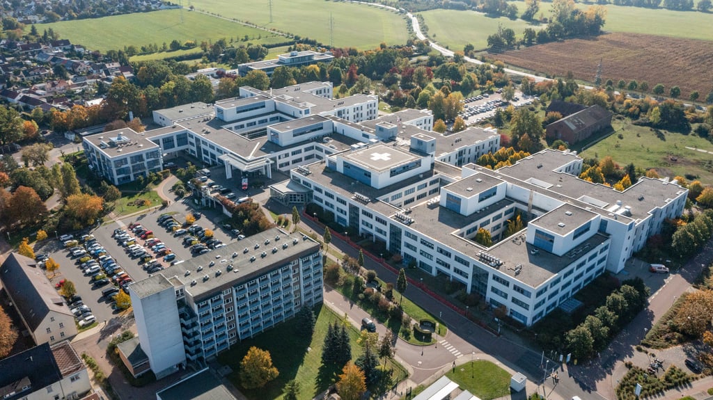 Das Klinikum in Dessau.
