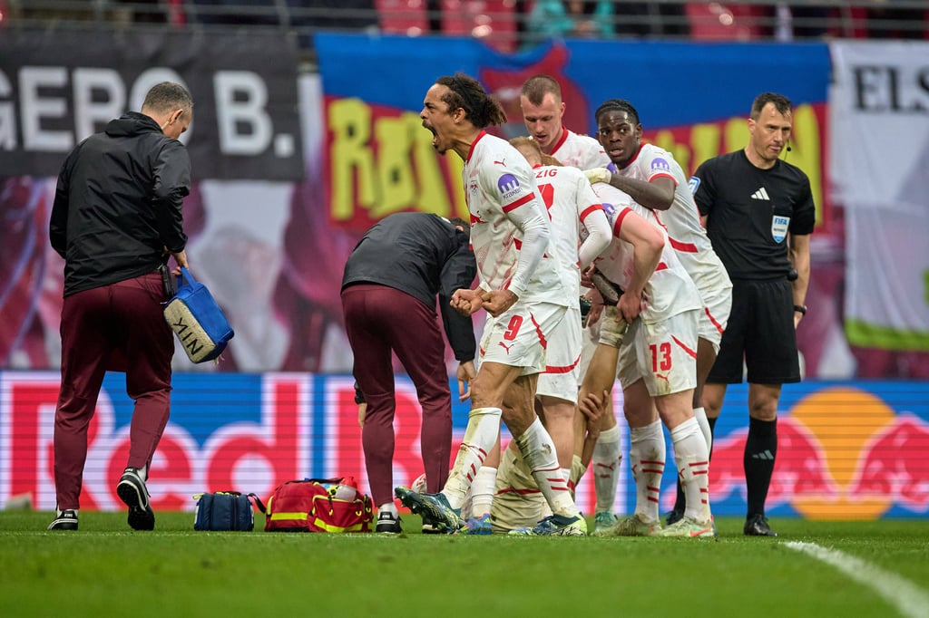 Feiner Treffer zum 3:3: Yussuf Poulsen.