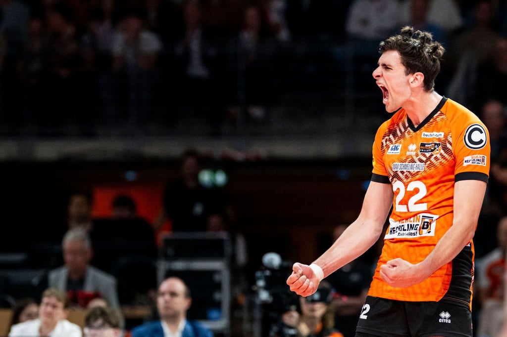 Die Freude muss raus: Jake Hanes (BR Volleys)