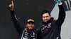 Ein Bild aus erfolgreichen Zeiten: Toto Wolff (r) und Lewis Hamilton.