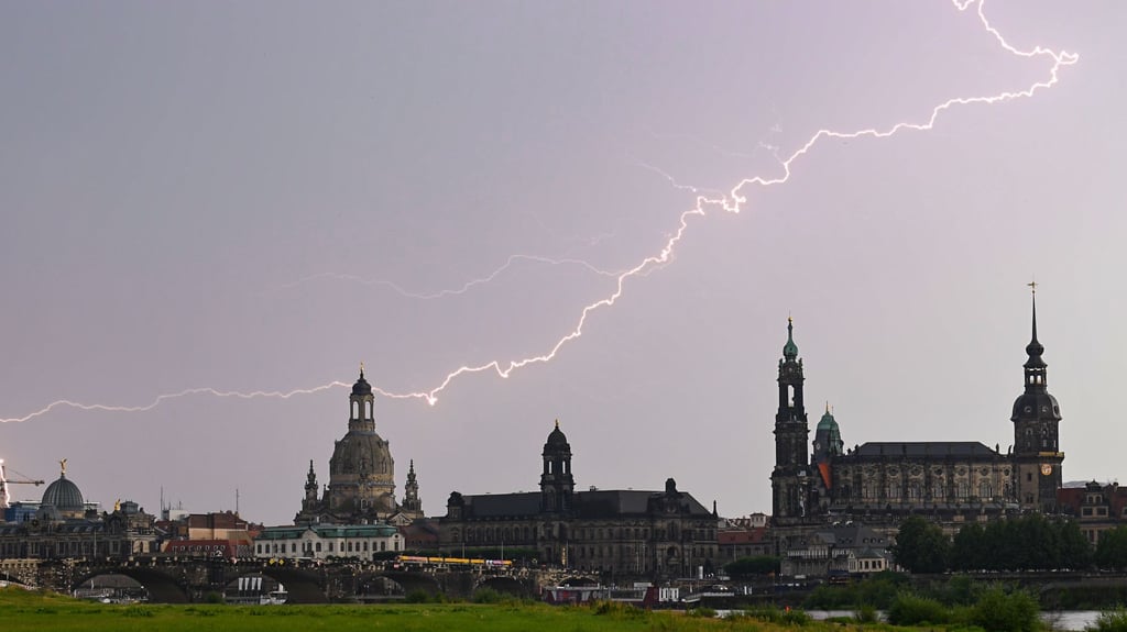 Thunderstorms: Meteorologists expect heavy thunderstorms in Saxony