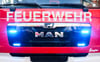 Die Feuerwehr ist in Tucheim im Einsatz. 