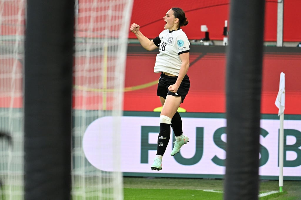 Giovanna Hoffmann blieb in Leverkusen ohne Treffer.