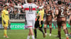 Pauli musste gegen Stuttgart lange in Unterzahl spielen.