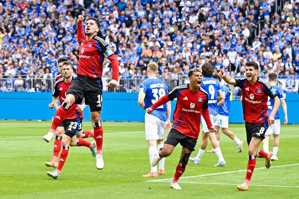 Der Hamburger SV steht dicht vor dem Aufstieg in die Fußball-Bundesliga.