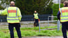 Ein Foto von einer der Suchaktionen nach der vermissten jungen Frau in Benndorf. 